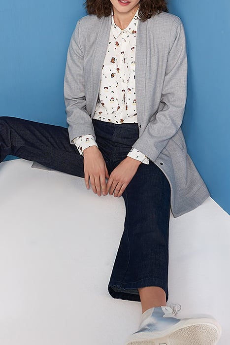 BLEACHED CROPPED SLIM JEANS WITH SLITS BRUT 4