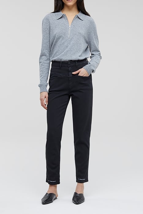 WOMEN PEDAL PUSHER PANTS BLACK 3