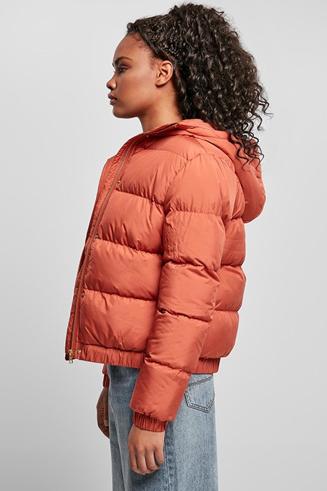 LADIES HOODED PUFFER JACKET REDEARTH 6