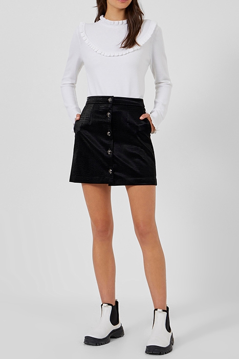 IVAR CROC CTD PU BUTTON MINI S BLACK 1