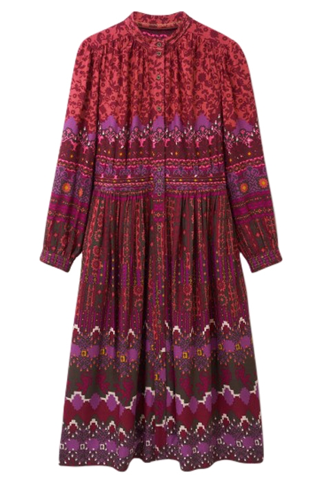 MIRABEL ECO VERO MINI DRESS PLUM 1