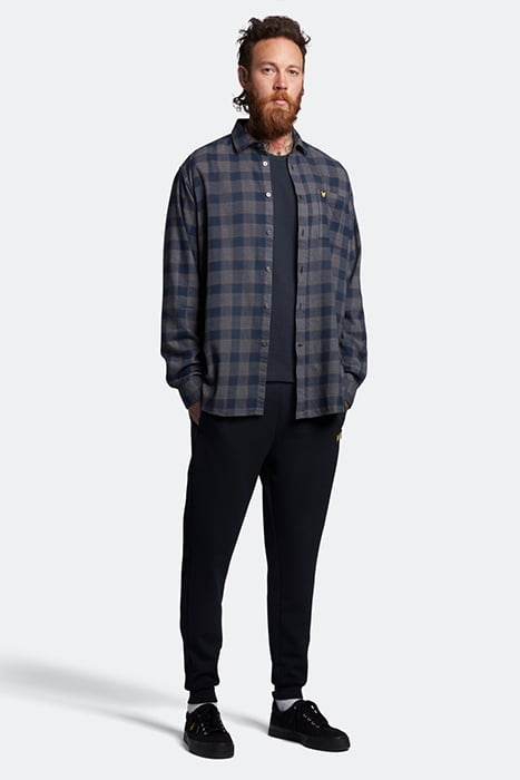 CHECK OVERSHIRT Z271 DARK NAVY 3