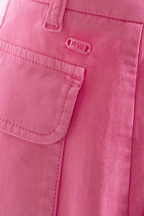 PANT 1 APPLICATED BACK PKT PINK 3