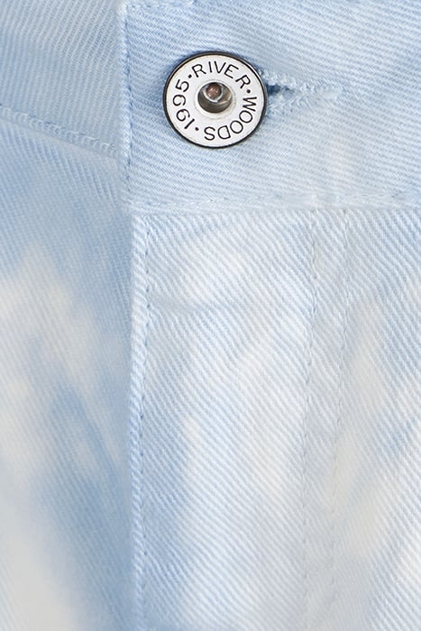 MID HIGH WAIST CROPPED BLUE 5