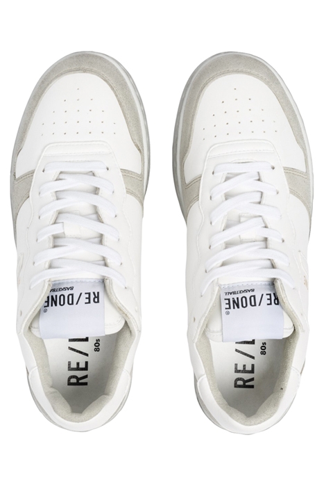 80S BASKETBALL SHOE WHITE&WHITE 3