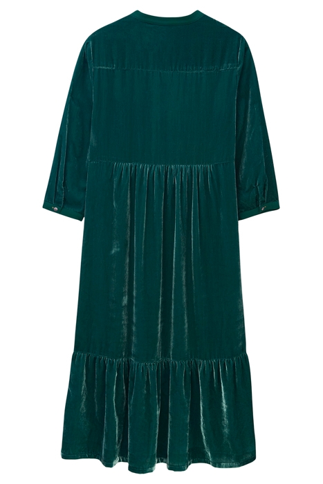 NAYA VELVET MINI DRESS MID TEAL 2