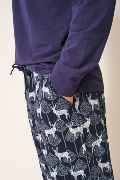 STAG FAMILY TIME PJ JOGGER NAVY MULTI 2