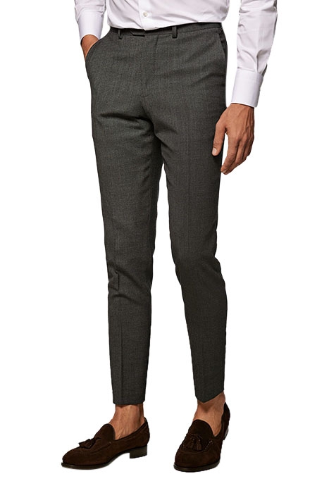 DARK GREY BRESCIA TROUSERS 1