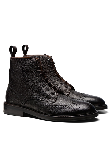 DARK BROWN LACE-UP BOOT 2