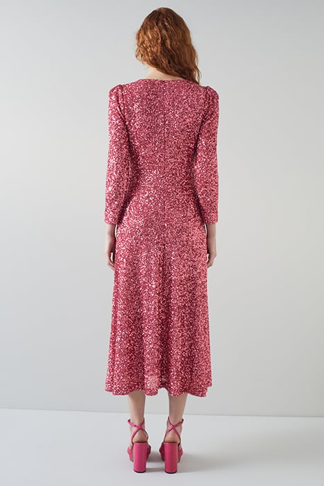 GABRIELLE MIDI DRESS PINK 2