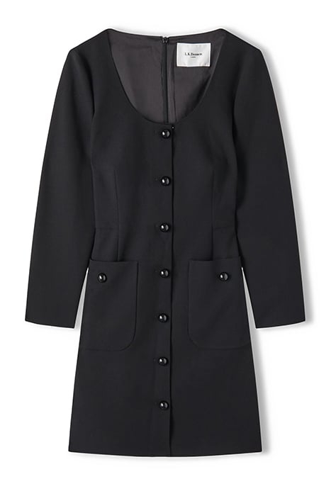 KEELER SHIRT DRESS BLACK 4