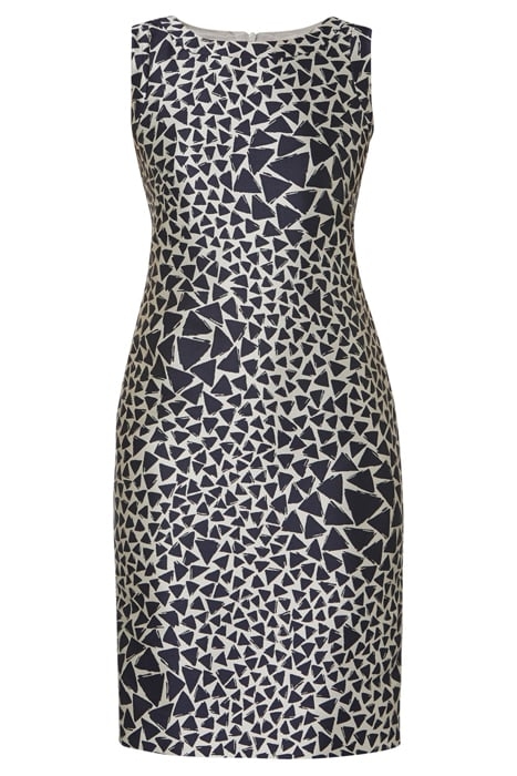 FERN CREAM NAVY DRESS 1