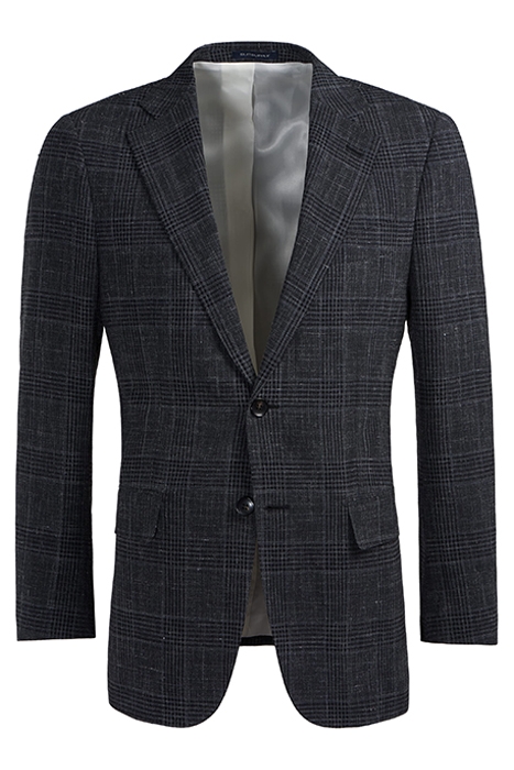 MID GREY CHECKED LAZIO SUIT 7