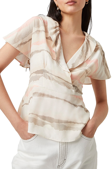 HOPE DRAPE SHIRT DUSTY PINK MULTI 1