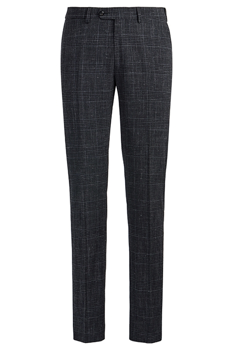 MID GREY CHECKED LAZIO SUIT 8