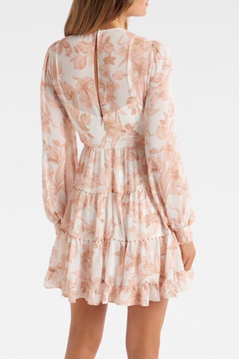 JOCELYN CUT OUT SKATER MINI DRESS LIGHT MARRAKESH FLORAL 2