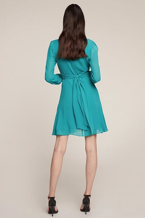 SHORT GEORGETTE DRESS BLUE 3