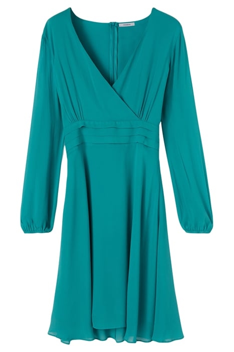 SHORT GEORGETTE DRESS BLUE 6