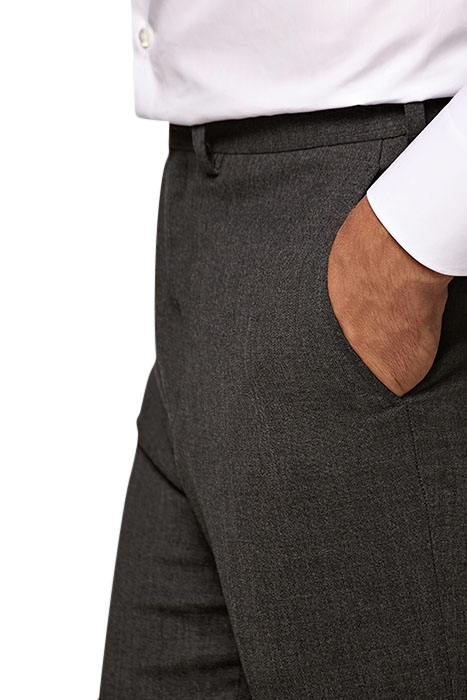 DARK GREY BRESCIA TROUSERS 5