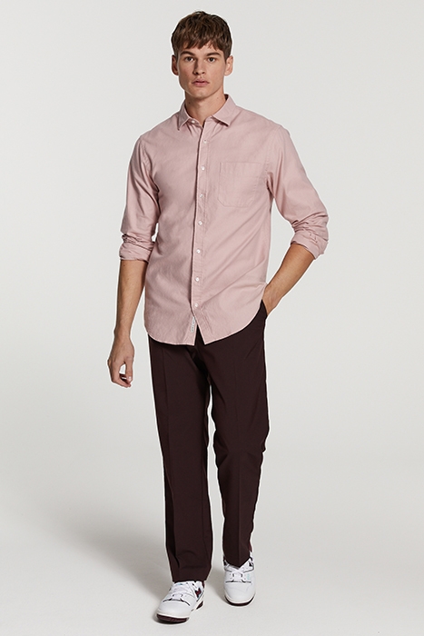 MEN TWILL SHIRT TYLER DUSTY SALMON PINK 4