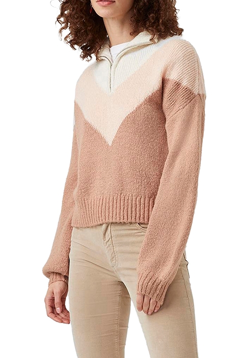 NATALYA KNITWEAR BLUSHED PEACH/ALMOND NUDE/WINTER WHITE 1