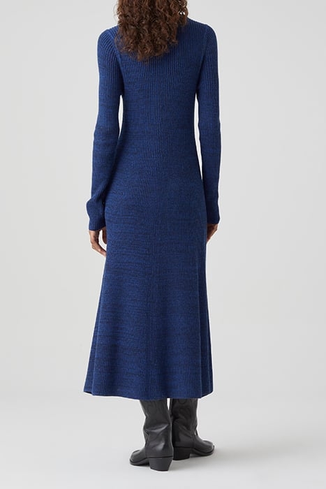 KNITTED DRESS GALAXY BLUE 2