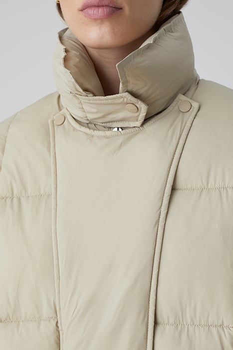 QUILTED COAT CEMENT 6