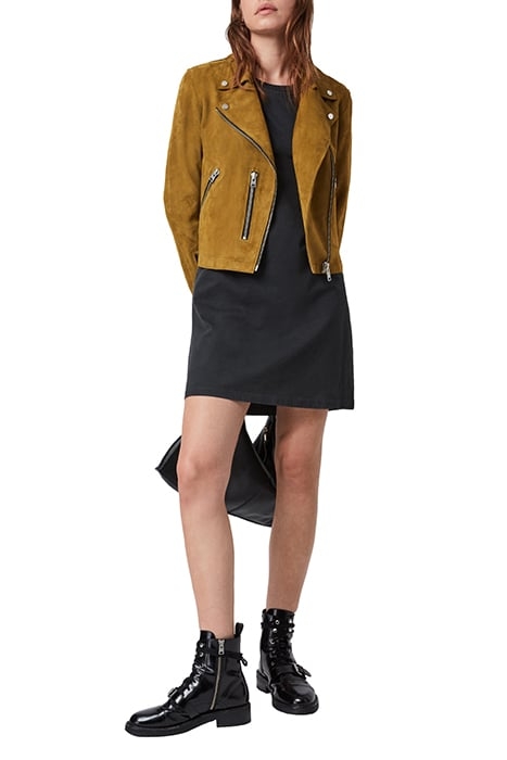 UNLINED FERN BIKER KHAKI YELLOW 3