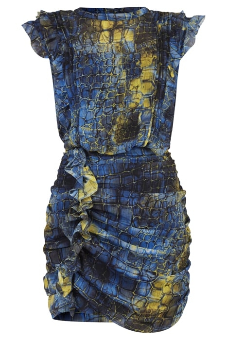 HALI MIRUS DRESS DEEP BLUE 6