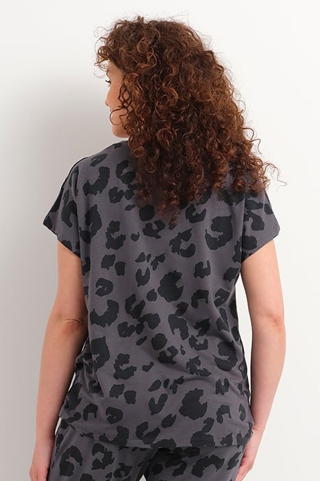 NW TOP TSHIRT SS TIARA FADED GREY / BLACK 2