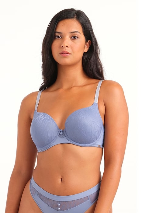 CO BRA TSHIRT LINDSEY BUTTON LACE MIST 2