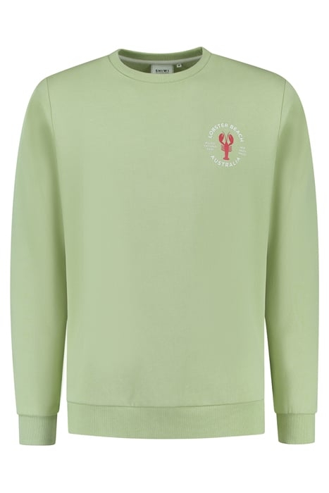SWEATER LOBSTER BEACH FADED MINT GREEN 1