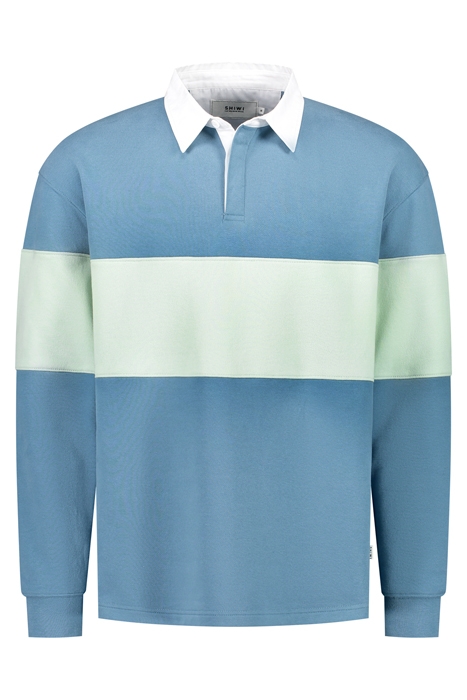 BENJAMIN POLO SWEATER COLD SKY BLUE 1
