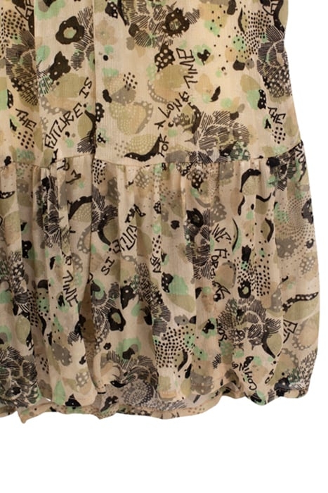 FLORAL ARMY PRINT MIDI DRESS 4