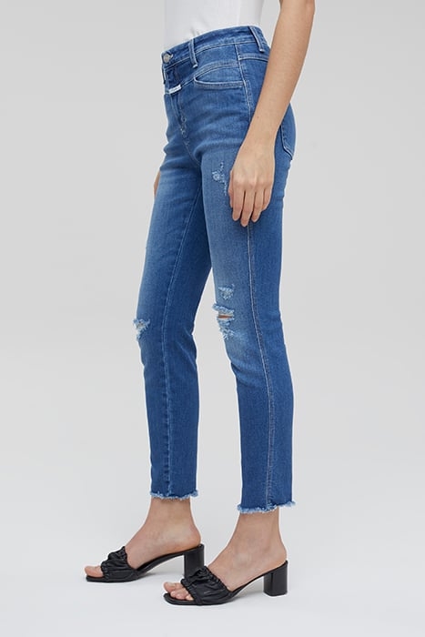CLOSED WOMEN SKINNY PUSHER JEANS MID BLUE 4