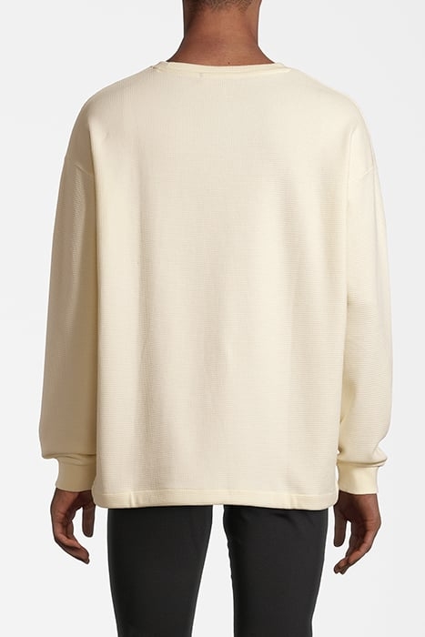 CAMPOBASSO OVERSIZED CREWNECK ANTIQUE WHITE 3