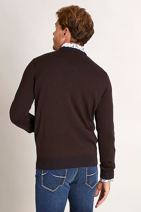 MER VANISE ROUND-NK SF SWT BROWN 3