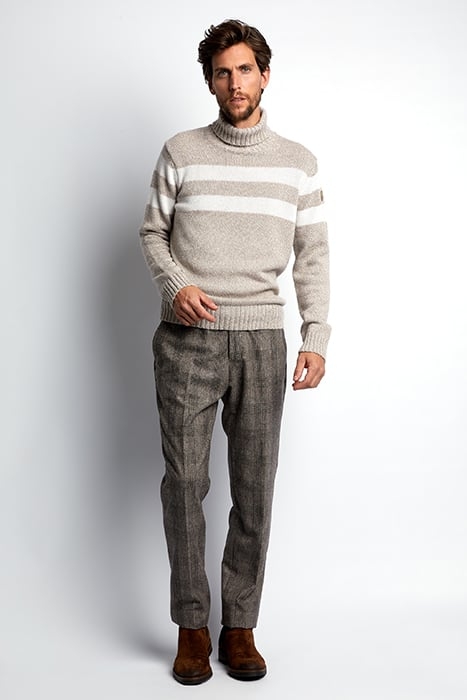 WLCASH ROLL-NK SF SWT BROWN 2