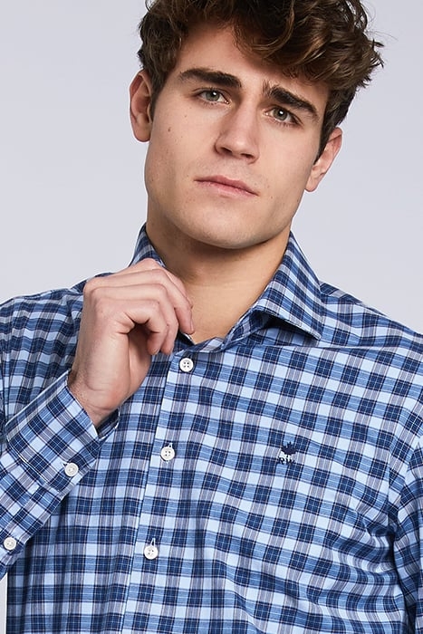 CF LS CAPRI CLR SHIRT BLUE 5