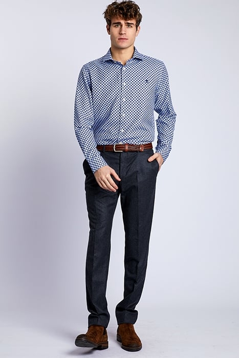 CF LS SORRENTO PRINT SHIRT BROWN 4