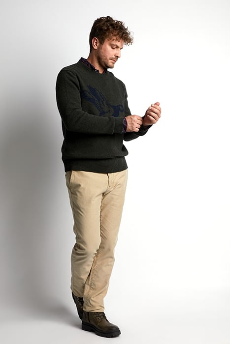 MER DUCK RND-NK CF SWT GREEN 2