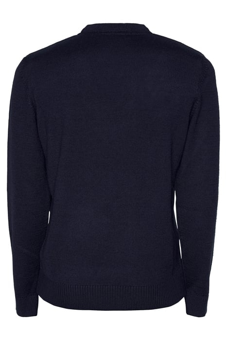 MER ROUND-NK CF SWT BLUE 6