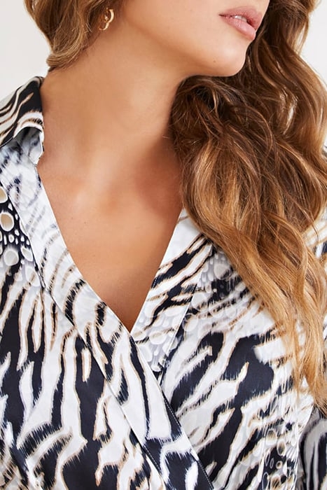 CHAIN REACTION DRESS SHADY HOLLOW PRINT 3