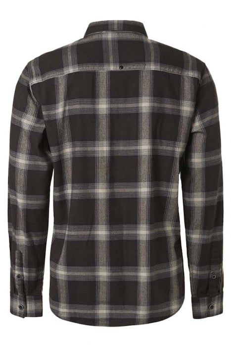 SHIRT CHECK RESPONSIBLE CHOICE COTTON COFFEE 6