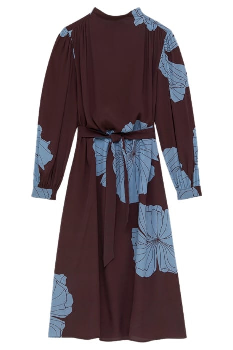 CLOSED WOMEN GATHERED DRESS DRESSES BURGUNDY 8