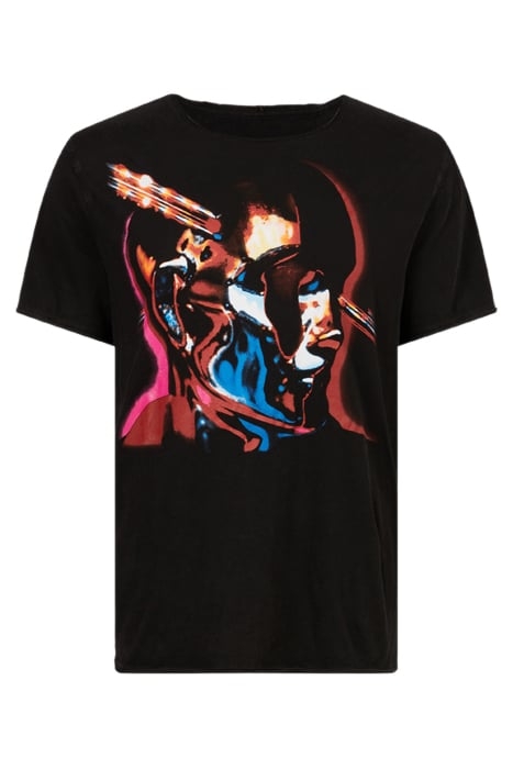 SS RAW EDGE TEE VINTAGE WASH - JUDAS PRIEST STAINE BLACK 5