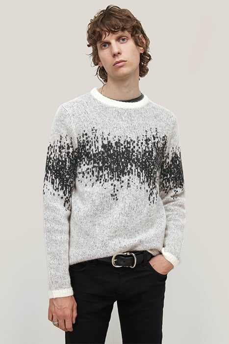 STERLING LS HEARTBEAT MOHAIR CREW WHITE 1