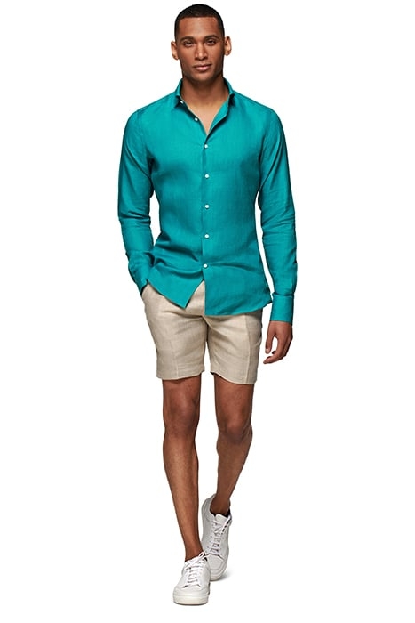 GREEN SLIM FIT SHIRT 3