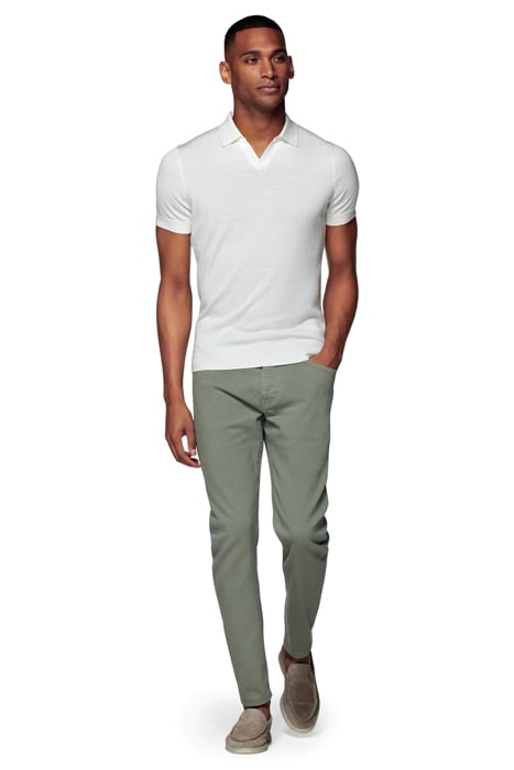 MID GREEN 5 POCKET ALAIN JEANS 2