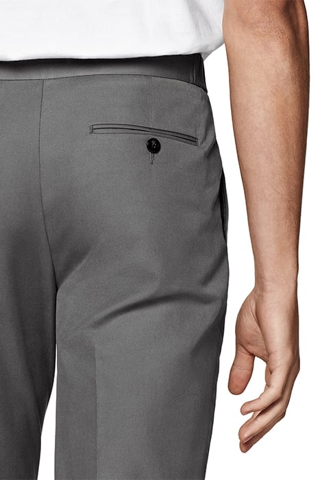 MID GREY DRAWSTRING AMES TROUSERS 6